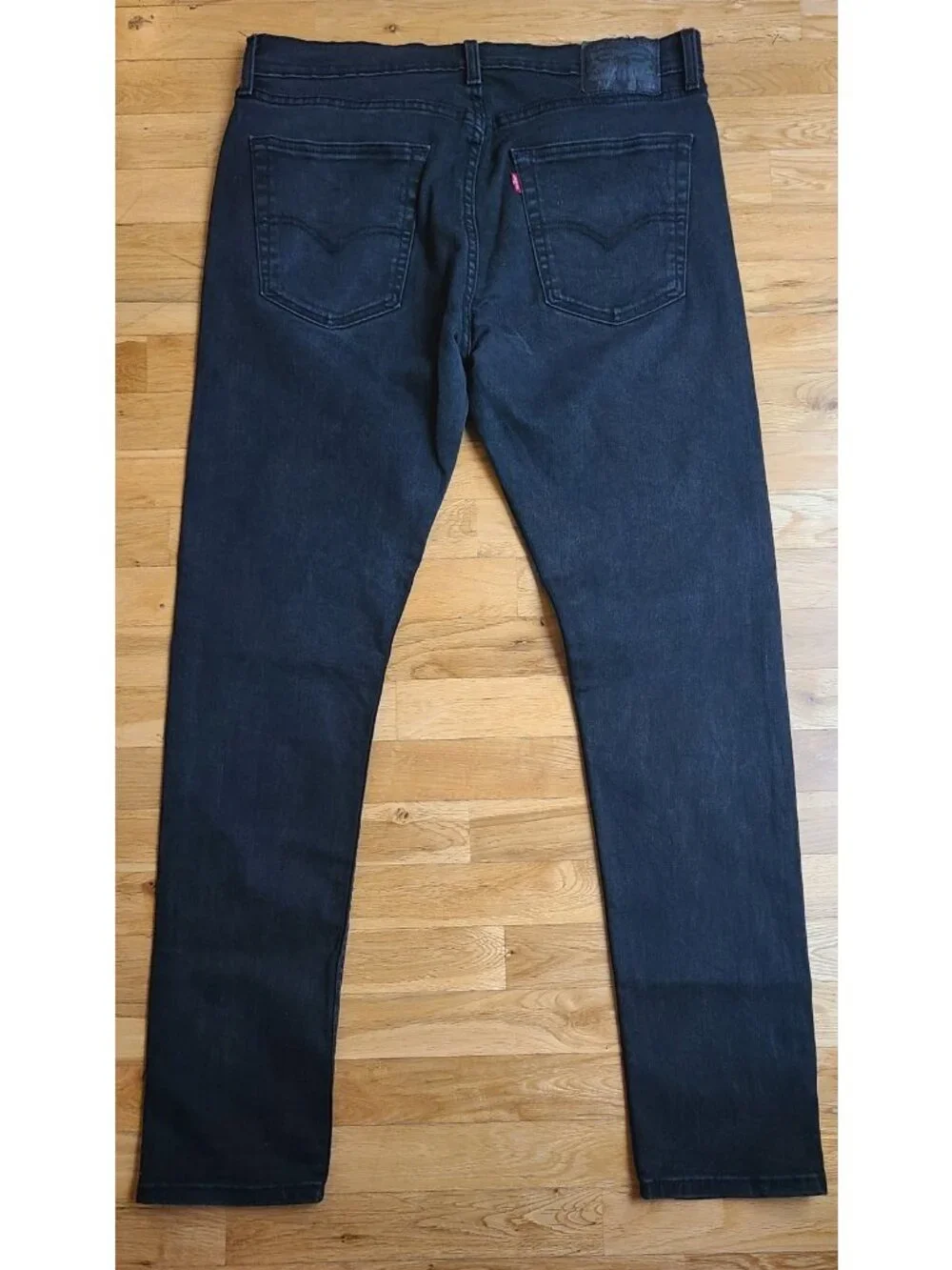 Levi's 512 Men's Black Slim Taper Jeans 36x34 Stretch Denim Grunge Streetwear